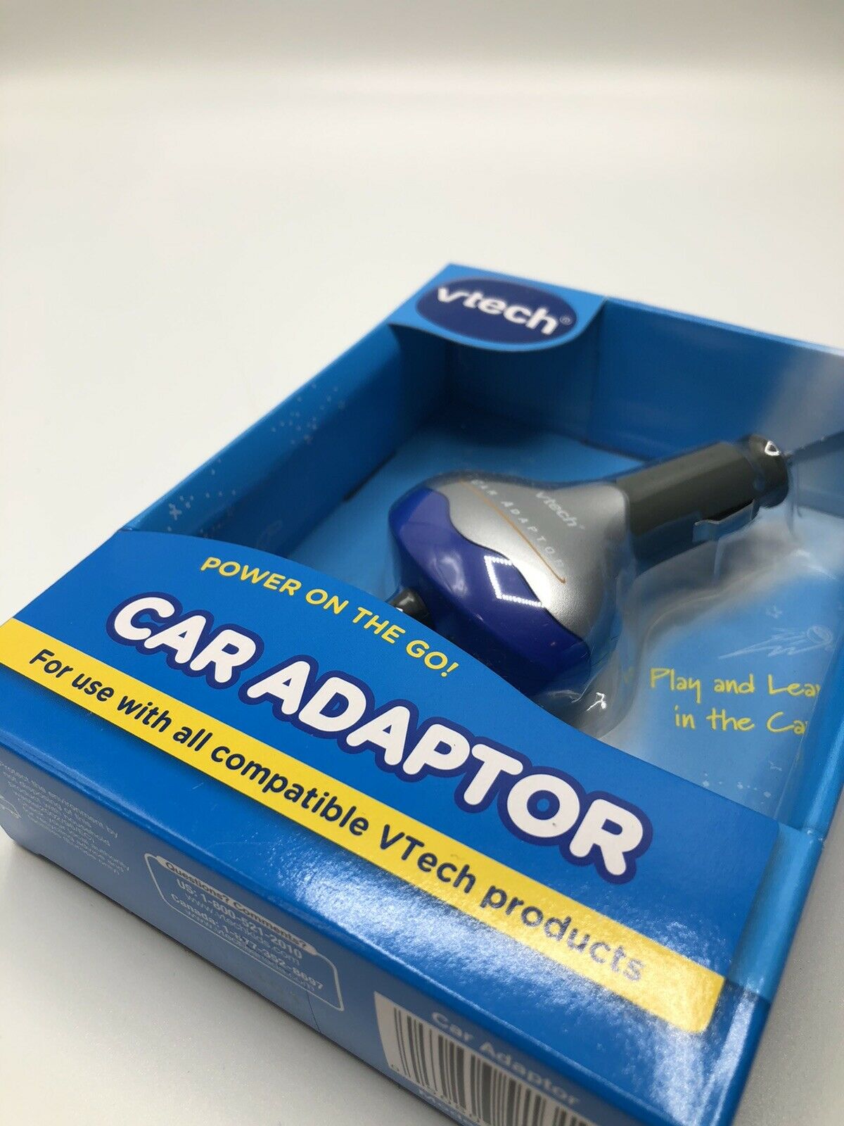 Vtech Car Adaptor MobiGo V.Reader Travel Charger - Fresh Stock Dated February 2026