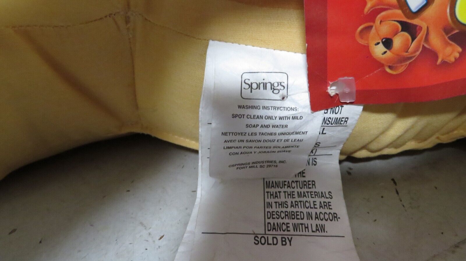 RARE Teddy Grahams Decorative Pillow Nabisco World New w/Tag 14