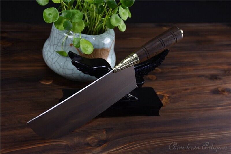 Authentic LongQuan Chinese Chef Kitchen knife Hand Forged 5Cr15MOV Steel #1261 - Fresh Stock Dated January 2026