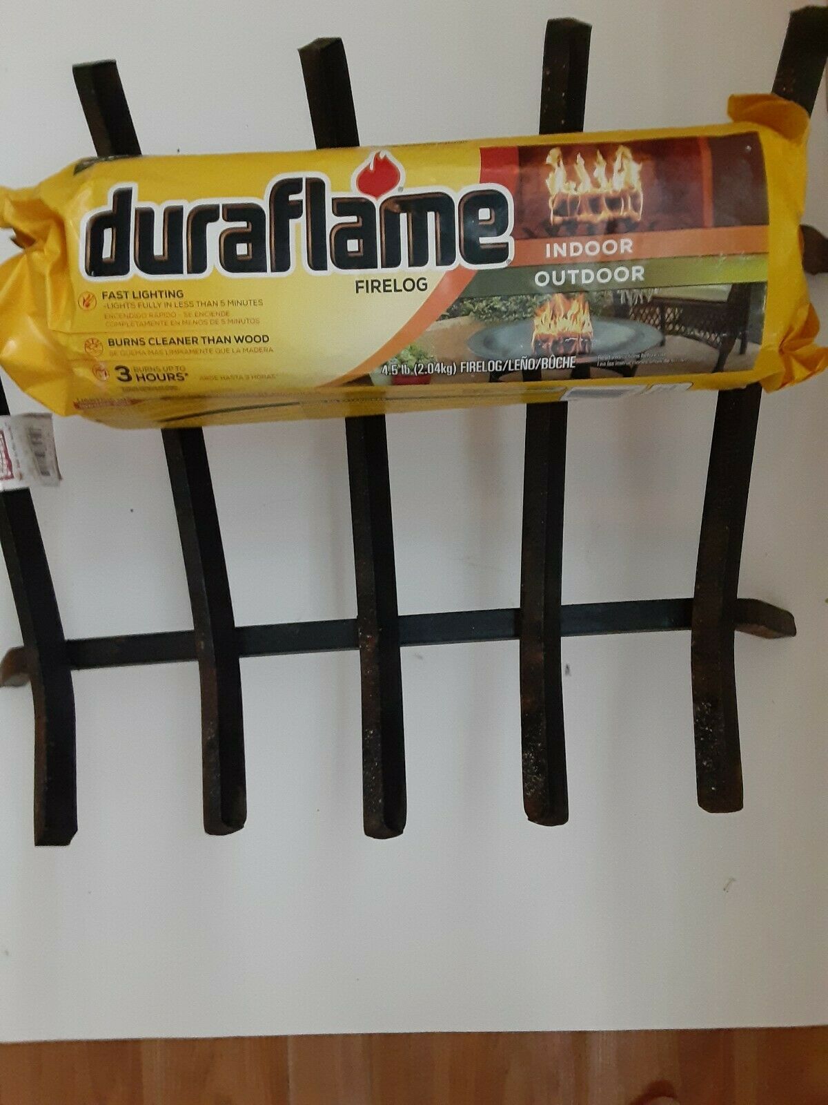 Duraflame fire logs 4.5 pounds indoor outdoor package - Fresh Stock Dated December 2025