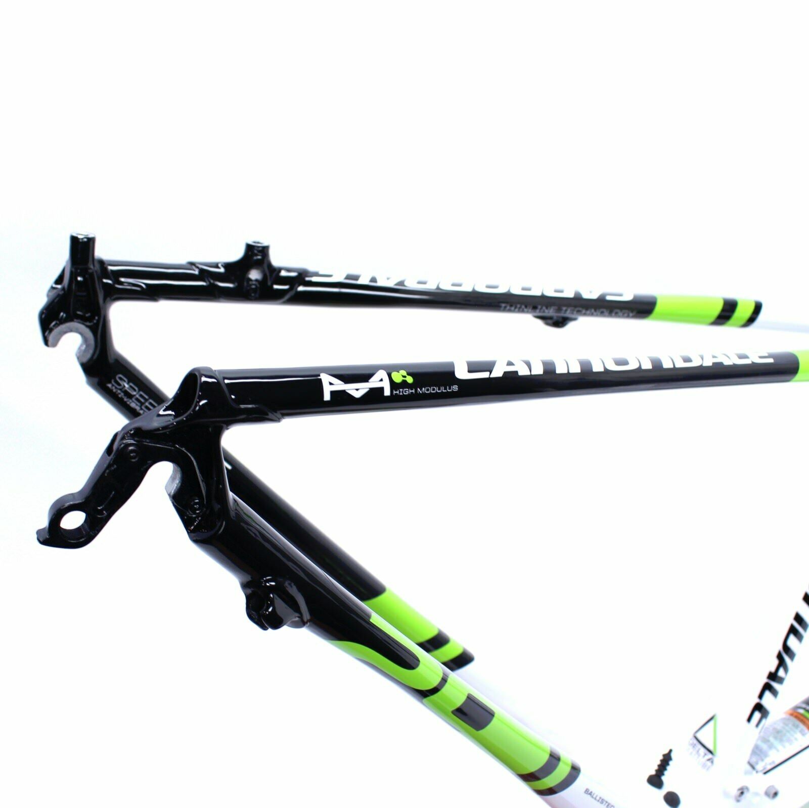 Cannondale 2014 F29 Hi-Mod Carbon Frame Only Small Green, White, + Black NOS - Fresh Stock Dated February 2026