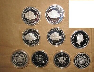 1980 ~ 2002 MACAU + GUINEA Ecuatorial + COOK ISLAND + 9 pcs LUNAR & Wildlife Ani - Fresh Stock Dated February 2026