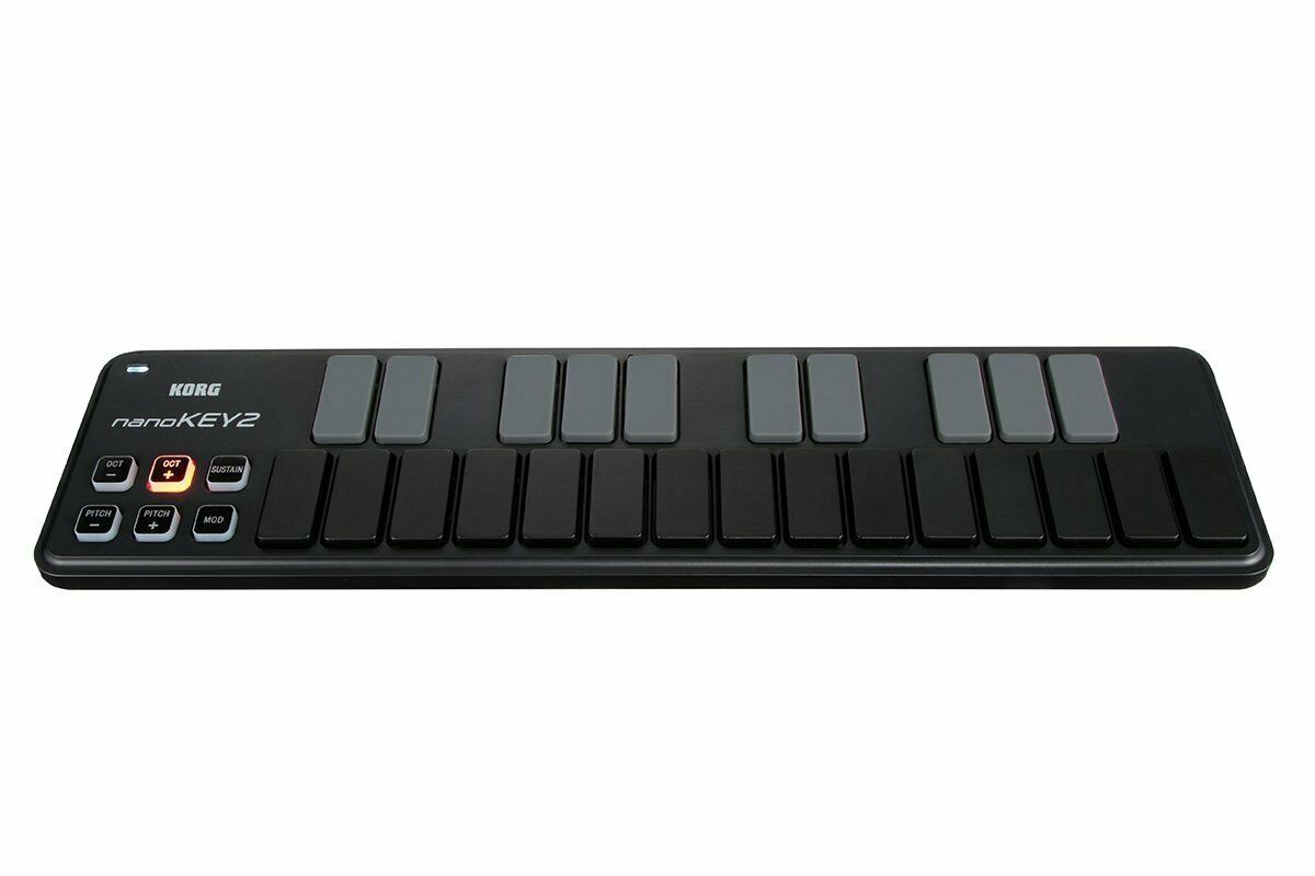 KORG Slim-Line USB Keyboard NANOKEY2 Black New in Box - Fresh Stock Dated February 2026