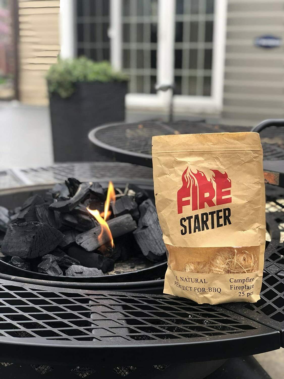 Fire Starter for Charcoal and Firewood Super Fast Lighting Perfect for BBQ - Fresh Stock Dated December 2025