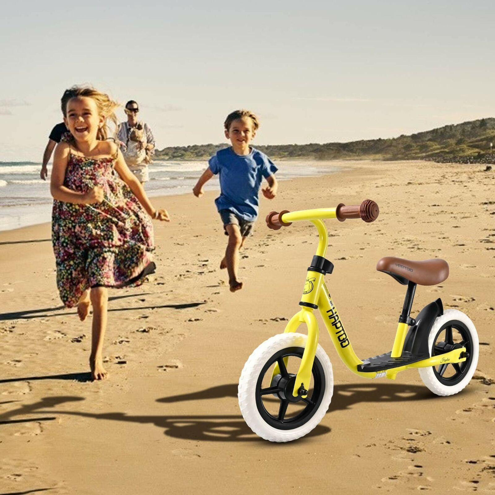 HAPTOO Balance Bike, Toddlers Walking Bicycle with Adjustable Seat and Handle... - Fresh Stock Dated February 2026
