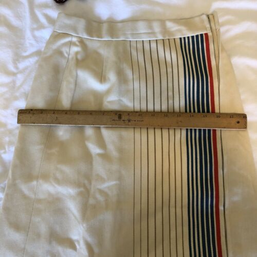 Mod Vintage Skirt Striped A-line Midi 1960s - Fresh Stock Dated February 2026