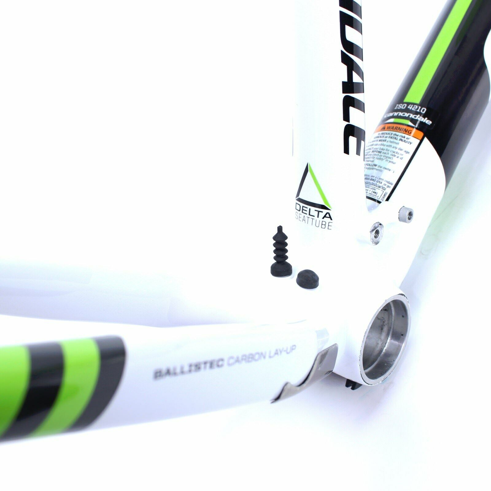 Cannondale 2014 F29 Hi-Mod Carbon Frame Only Small Green, White, + Black NOS - Fresh Stock Dated February 2026