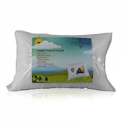 Toddler Pillow 13 X 18 - Soft & Hypoallergenic - Made in USA - Better Sleep for - Fresh Stock Dated December 2025