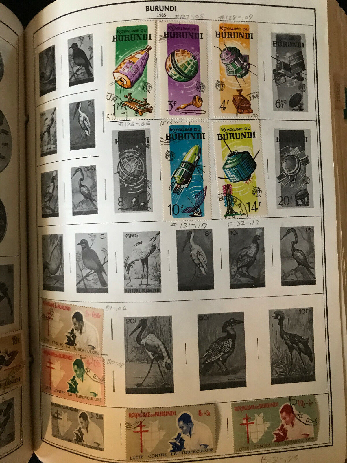 Burundi - Nice Collection of 80 Stamps - 30 years or older - - Fresh Stock Dated January 2026