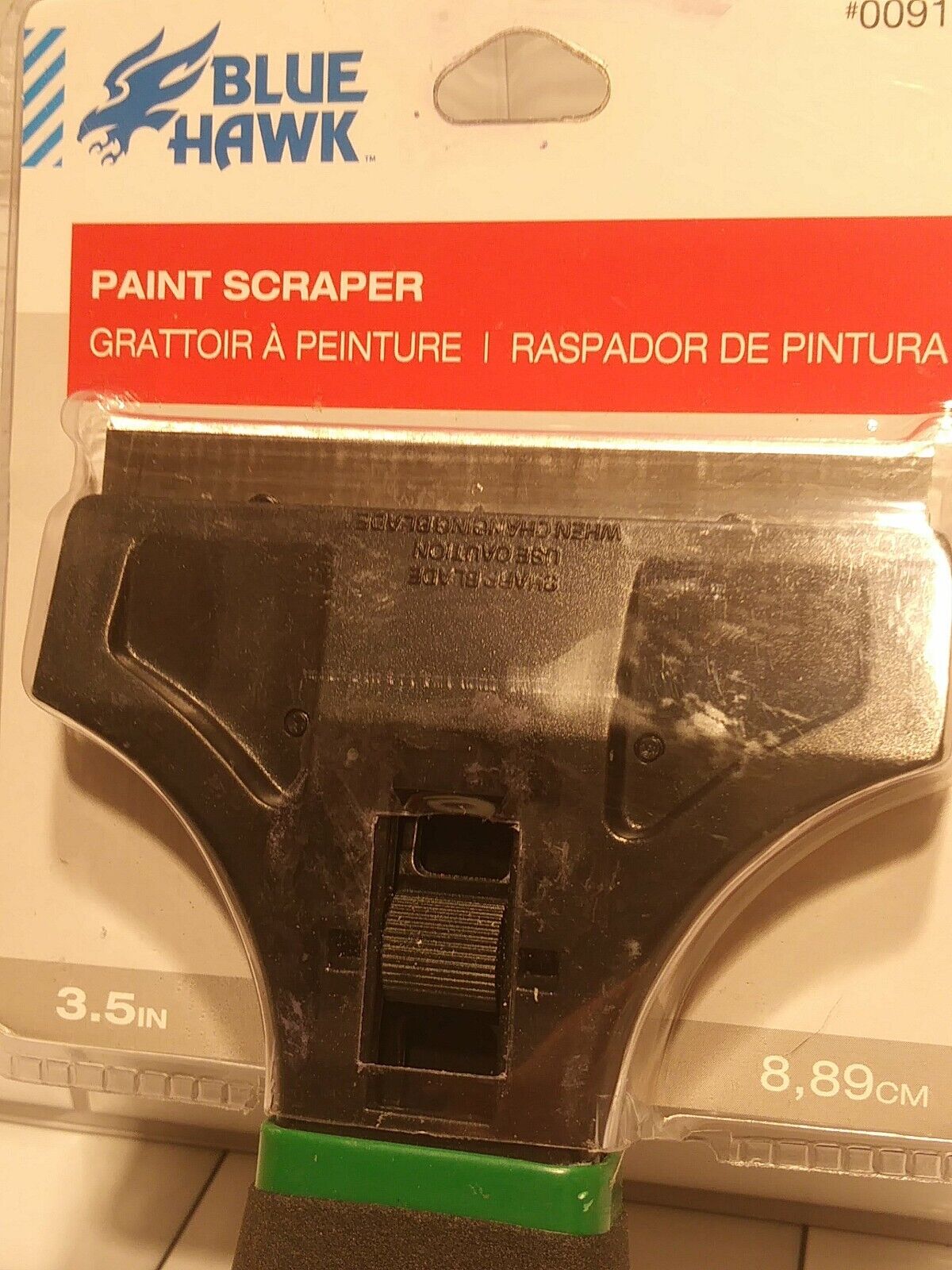 Blue Hawk 3.5-in Paint Scraper # 0091615 Model # 56208 NEW Free Shipping - Fresh Stock Dated February 2026