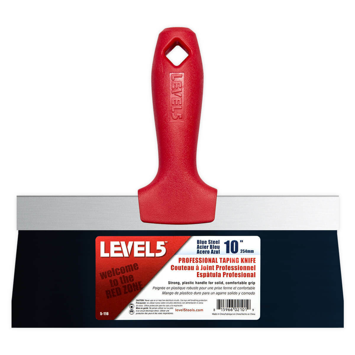 LEVEL5 #5-605 6pc Blue Steel Flexible Scraper Finishing Knives w/ Pan | NIB - Fresh Stock Dated February 2026