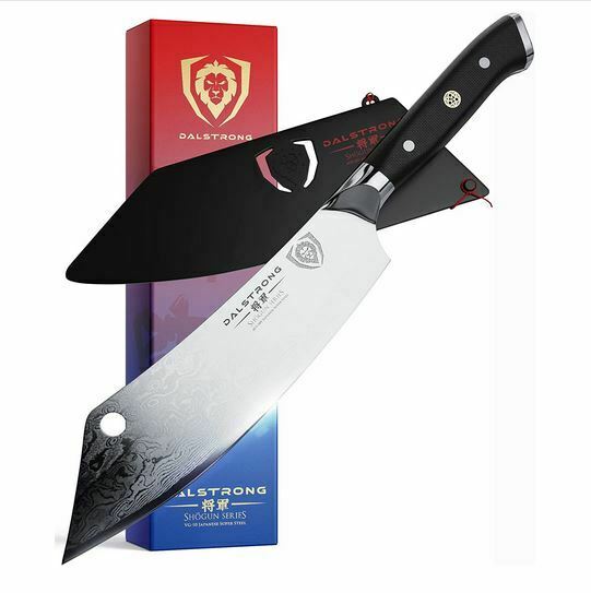 Dalstrong 8” “The Crixus” Chef and Cleaver Hybrid Knife  - Shogun Series - Fresh Stock Dated December 2025