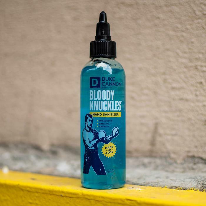 Duke Cannon Bloody Knuckles Hand Sanitizer 3.4oz Size US Lot 2 Men Aloe Premium - Fresh Stock Dated February 2026