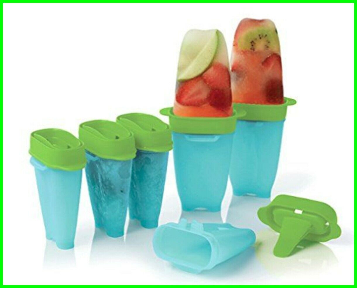 TUPPERWARE Lollitups 6 Popsicle Molds OR Stackable 3 Ice Cream Sandwich Maker - Fresh Stock Dated February 2026