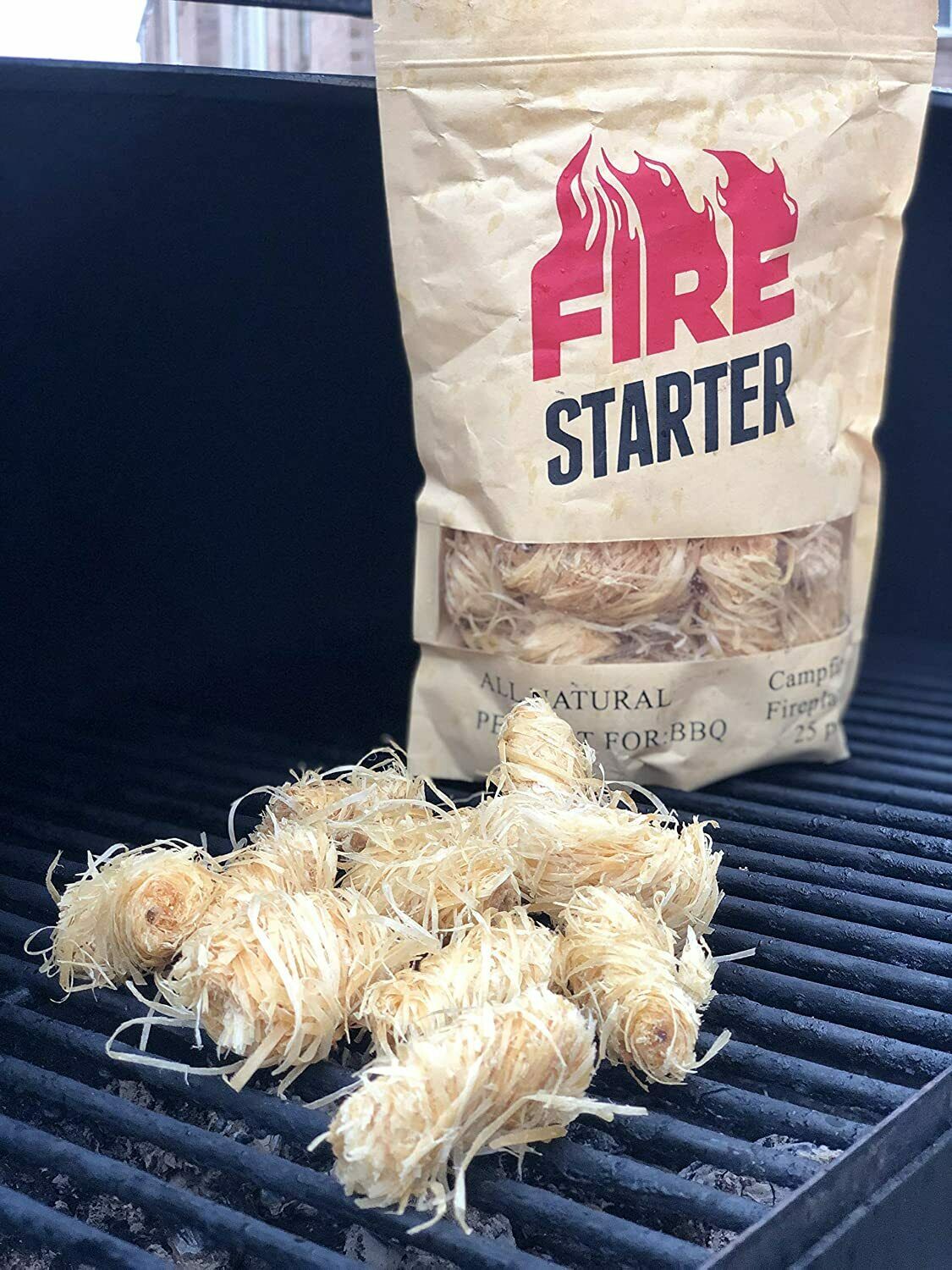 Fire Starter for Charcoal and Firewood Super Fast Lighting Perfect for BBQ - Fresh Stock Dated December 2025