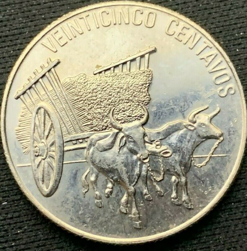 1989 Dominican Republic    25 Centavos BU    Nickel Clad Steel   Coin   #K342 - Fresh Stock Dated December 2025