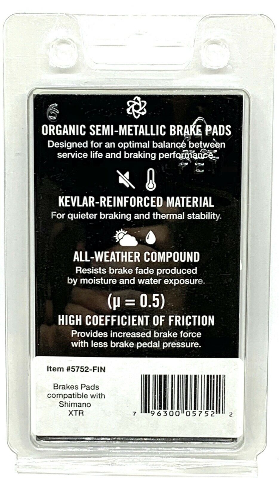 Bike brake pads cooling fins for Shimano Deore XT-BR-M785 , SLX M666,  XTR 2011 - Fresh Stock Dated February 2026