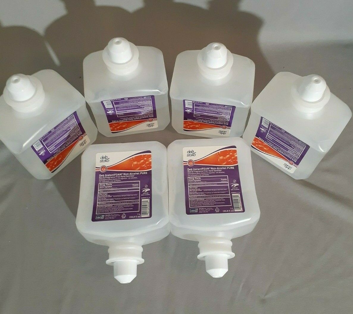 Deb Stoko InstantFoam Non-Alchol Pure Dye and Fragrance Free Hand Sanitizer. - Fresh Stock Dated February 2026