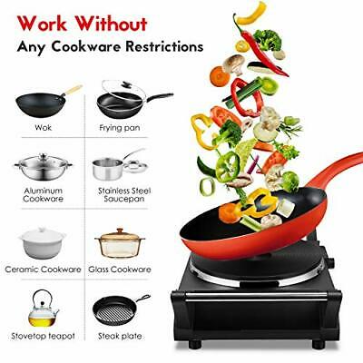 Hot Plate Portable Electric Stove 1500W Cast Iron Stove Single Burner - Fresh Stock Dated December 2025