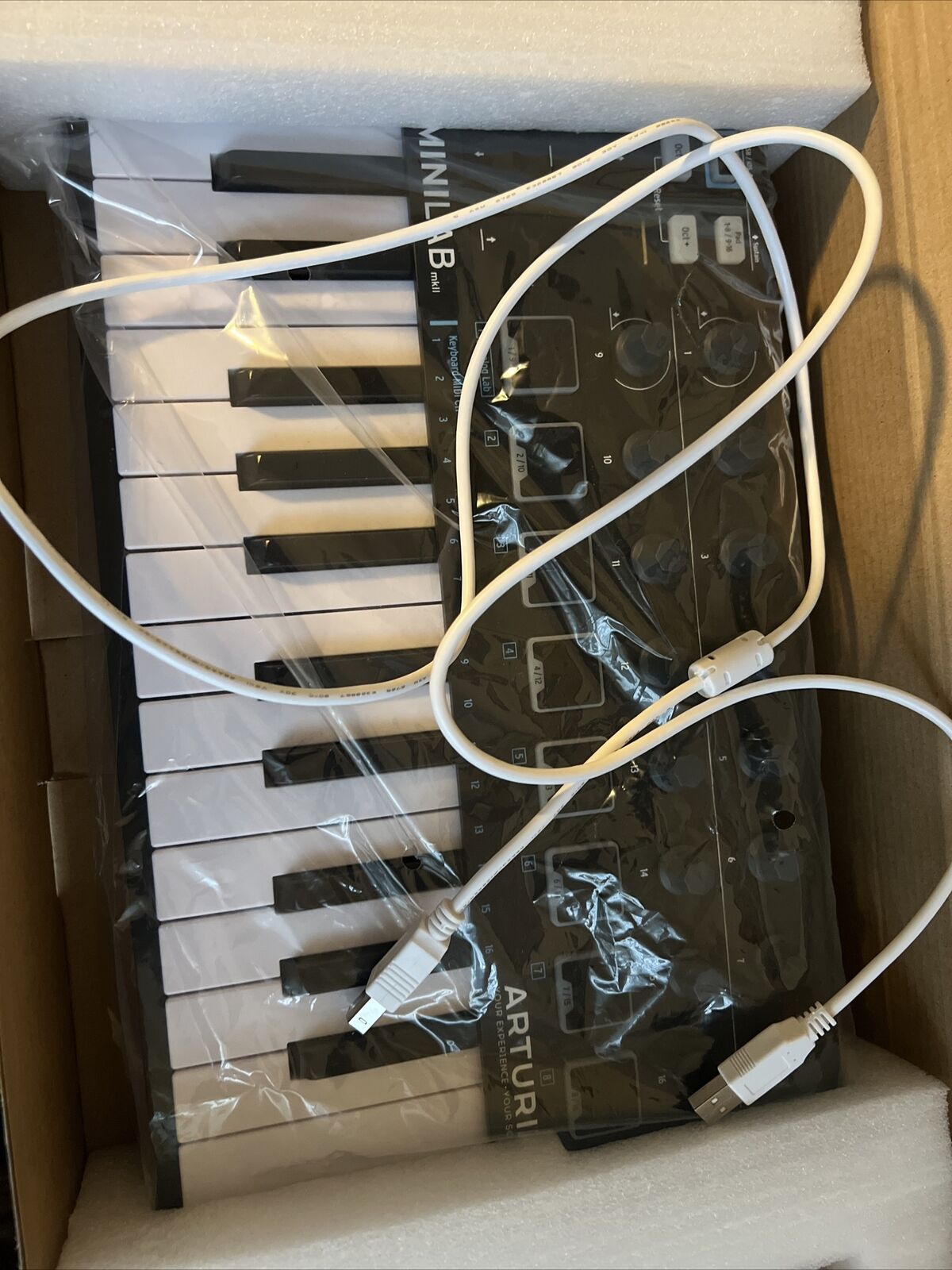 Arturia MiniLab Mk II 25-Key Controller - Black - Fresh Stock Dated February 2026