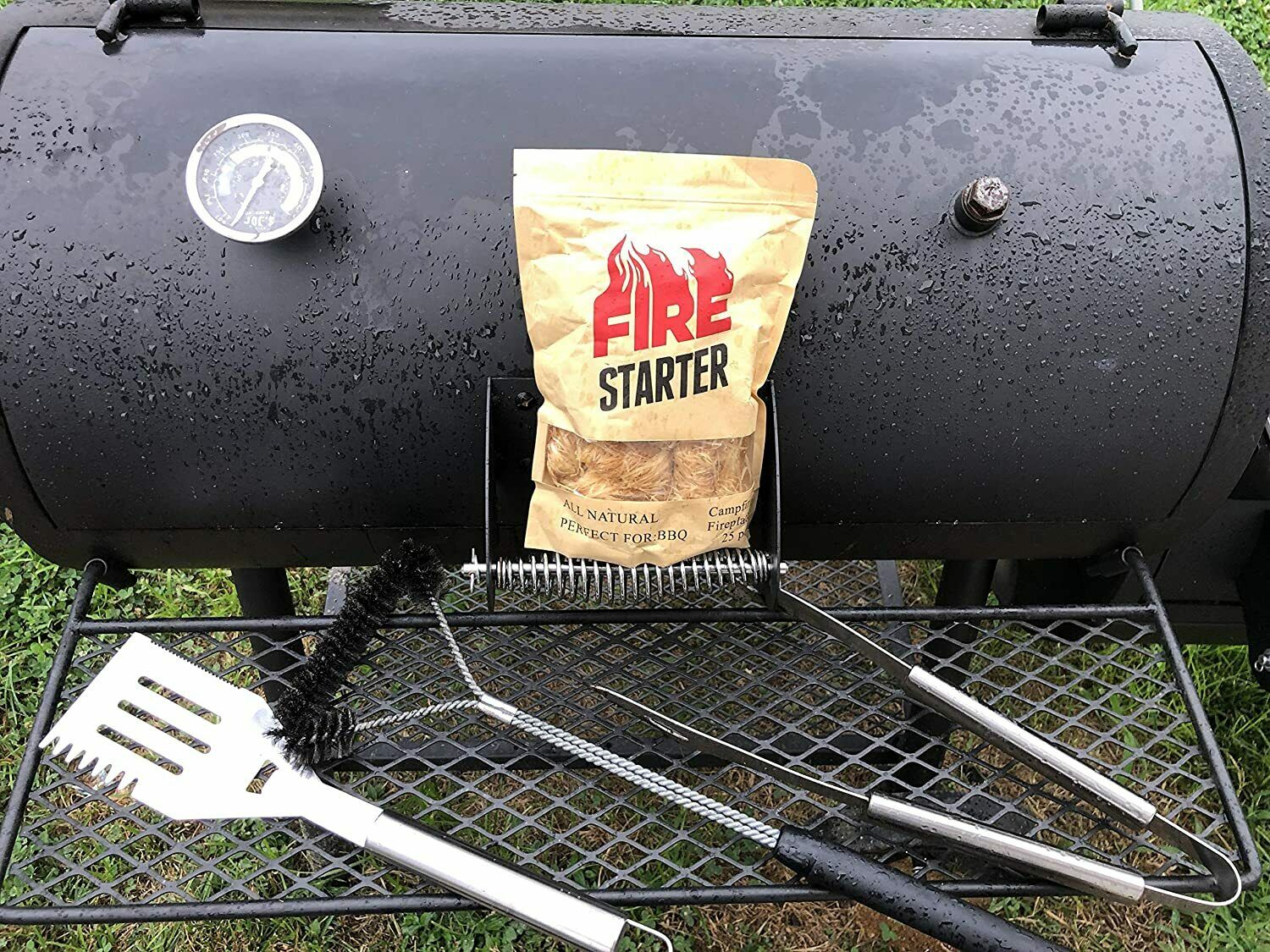 Fire Starter for Charcoal and Firewood Super Fast Lighting Perfect for BBQ - Fresh Stock Dated December 2025