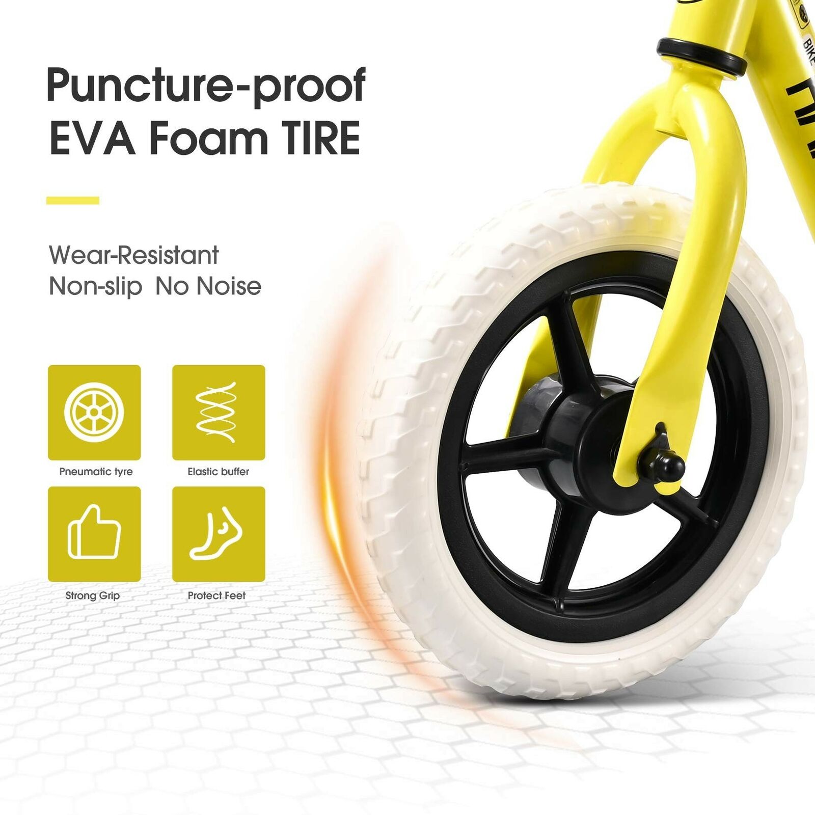 HAPTOO Balance Bike, Toddlers Walking Bicycle with Adjustable Seat and Handle... - Fresh Stock Dated February 2026