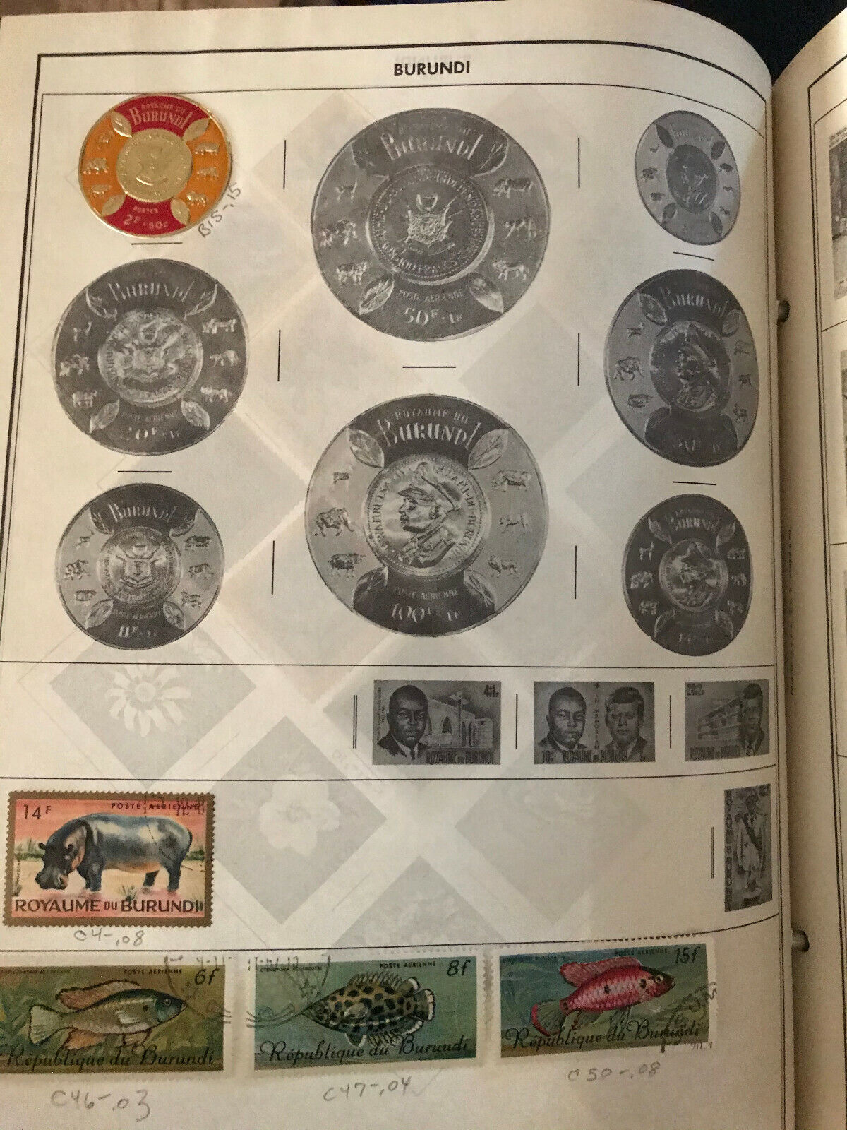 Burundi - Nice Collection of 80 Stamps - 30 years or older - - Fresh Stock Dated January 2026