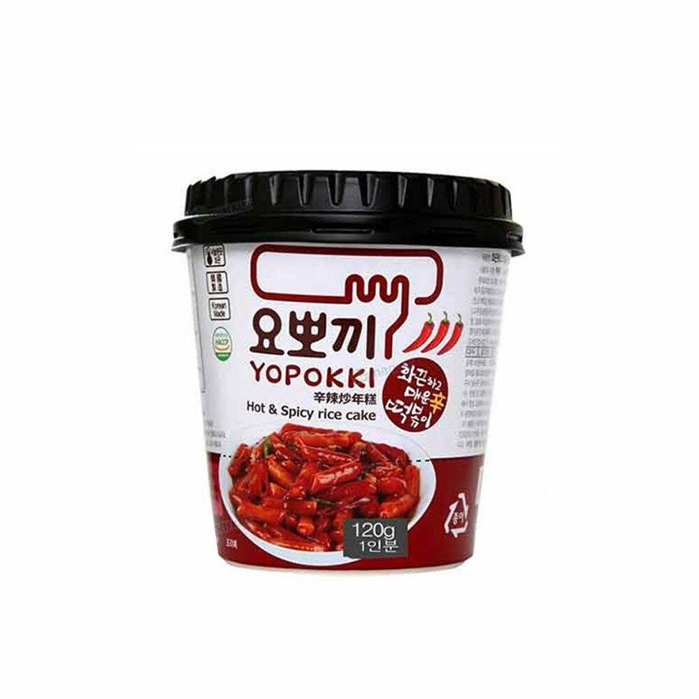 [YOPOKKI] Cup Tteok-bokki (Stir-fried Rice Cake) Collection - 3 Type - Fresh Stock Dated February 2026