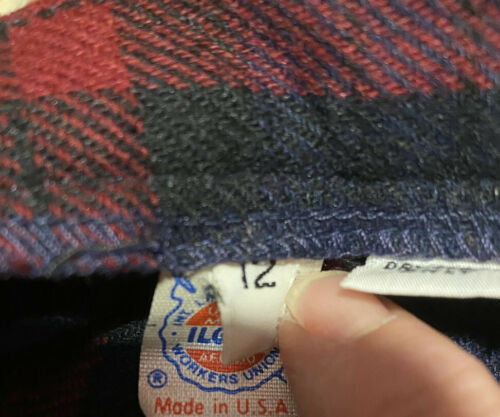 Vtg Schrader Sport Wool Skirt Pleated Plaid A Line Red Blue Union Label Sz 12 - Fresh Stock Dated February 2026