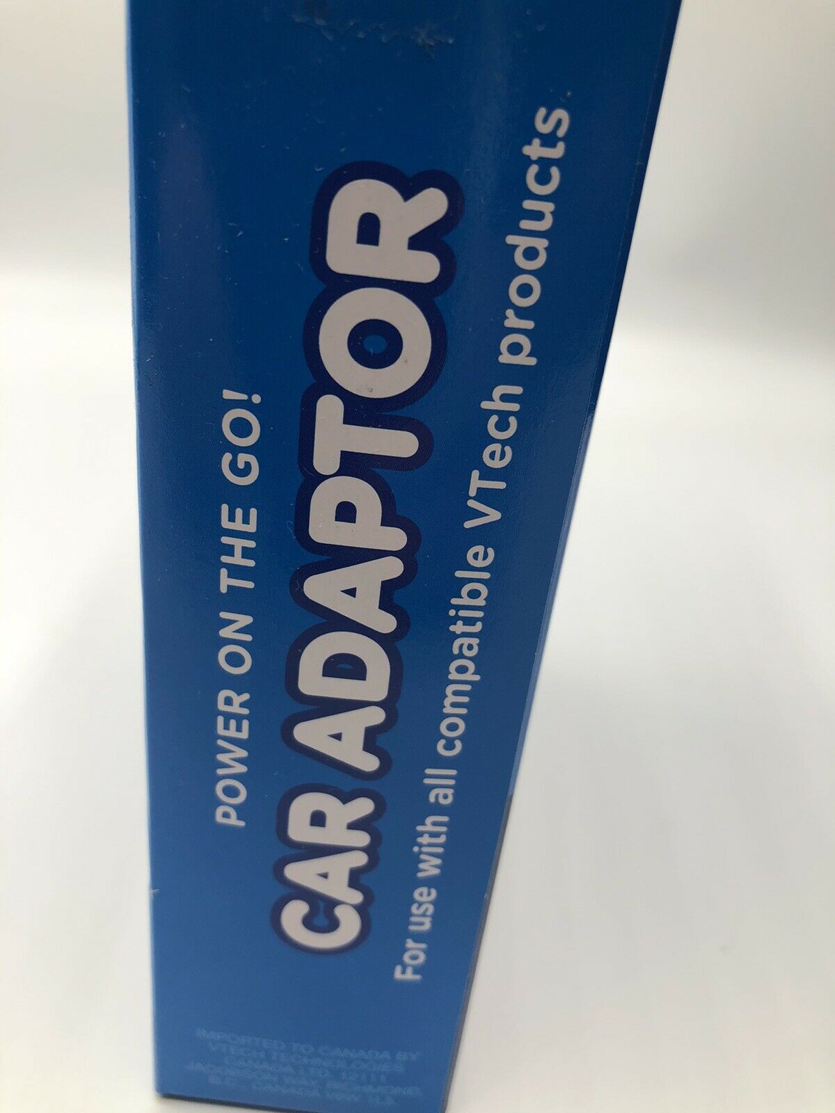 Vtech Car Adaptor MobiGo V.Reader Travel Charger - Fresh Stock Dated February 2026