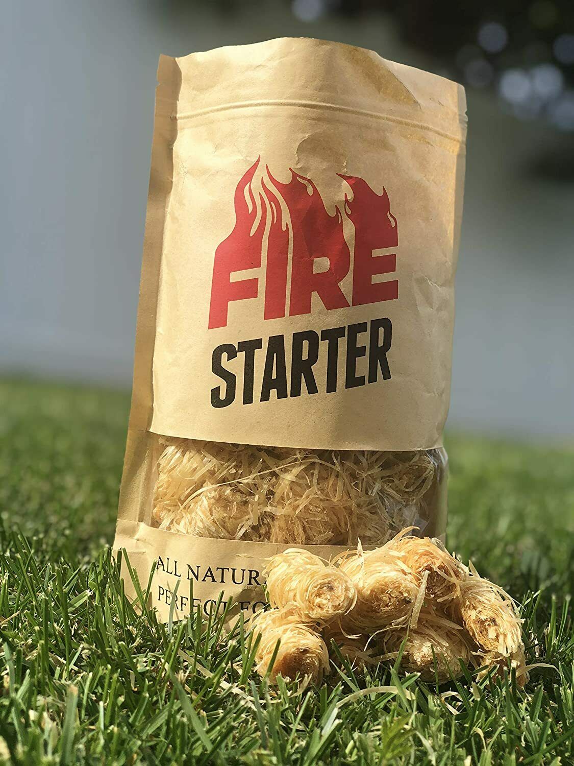 Fire Starter for Charcoal and Firewood Super Fast Lighting Perfect for BBQ - Fresh Stock Dated December 2025
