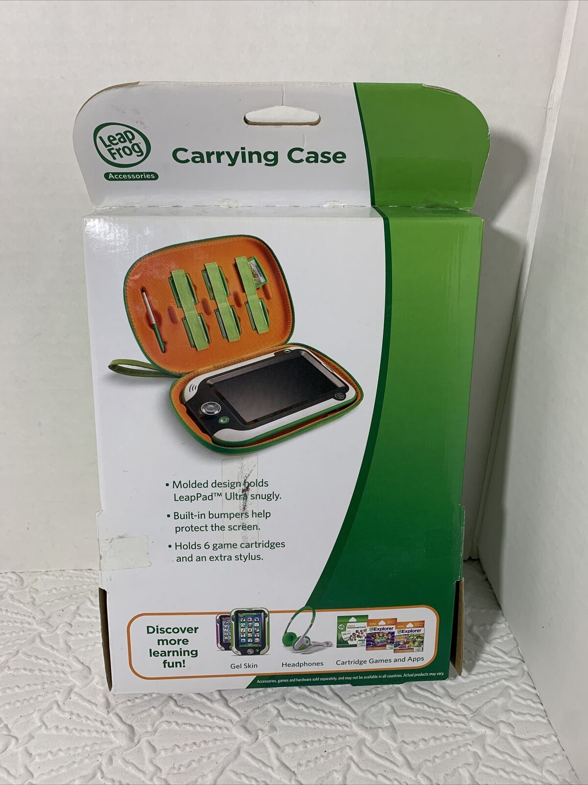 New Leap Frog Leap Pad Ultra Zippered Case 6 Game Cartridge And Stylus Holder - Fresh Stock Dated February 2026