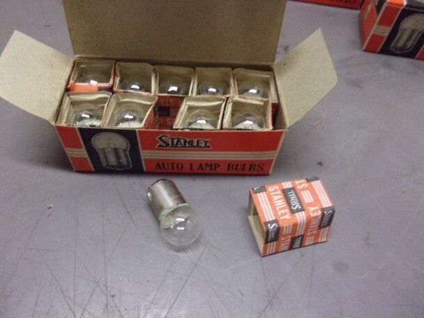 180 Stanley Bulbs #A4112 for Vintage Harley Davidsons - Fresh Stock Dated February 2026