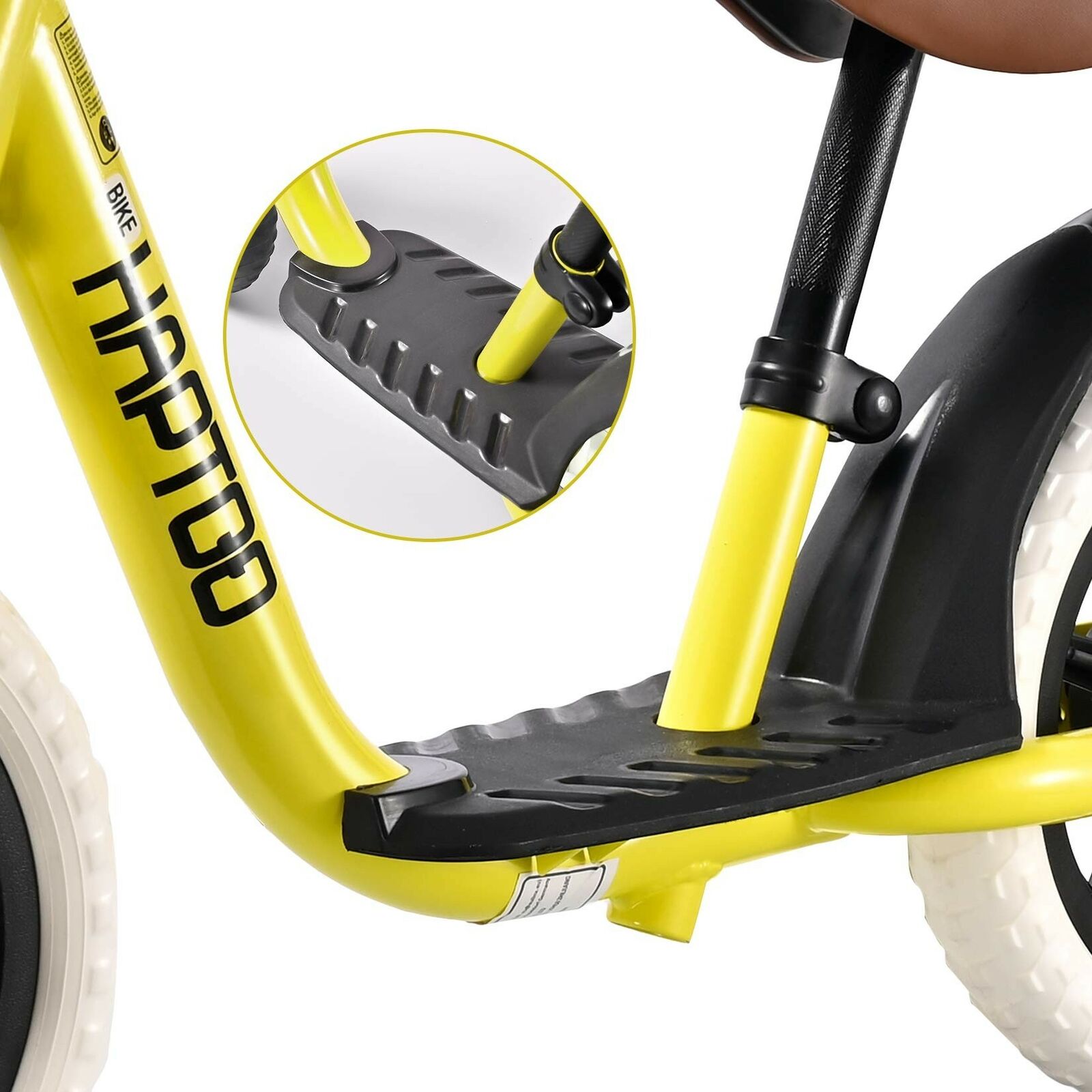 HAPTOO Balance Bike, Toddlers Walking Bicycle with Adjustable Seat and Handle... - Fresh Stock Dated February 2026