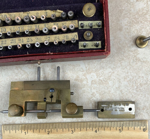 ANTIQUE VINTAGE WATCHMAKER TOOL BOX - Fresh Stock Dated December 2025