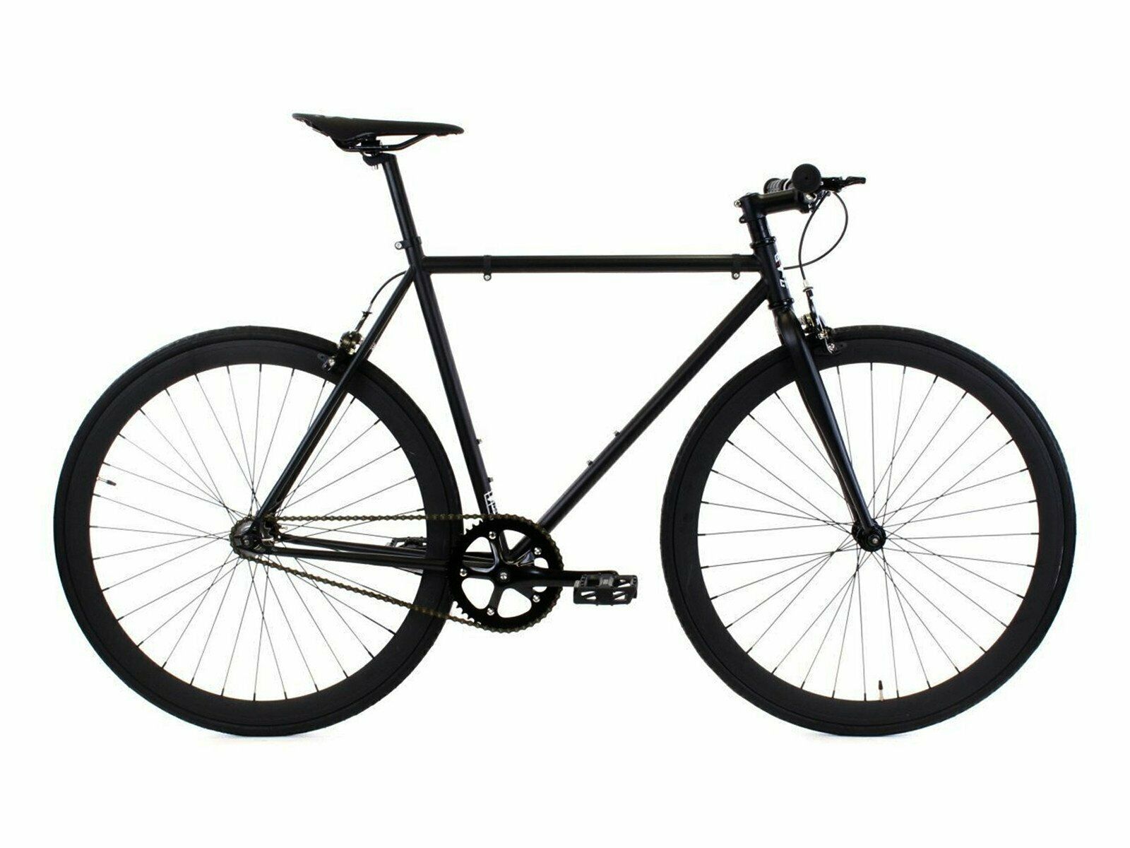 Golden Cycles Fixed Gear Single Speed Bike Bicycle Vader Black Matte 52cm - Fresh Stock Dated February 2026