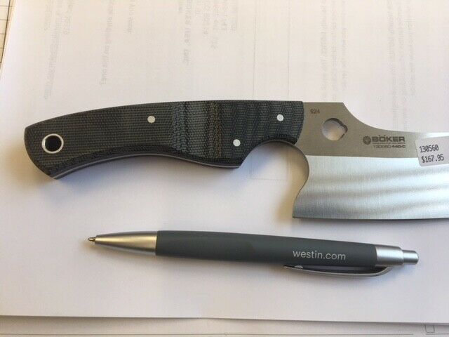 BOKER GORM CHEF'S KNIFE BLACK 130560 - Fresh Stock Dated December 2025