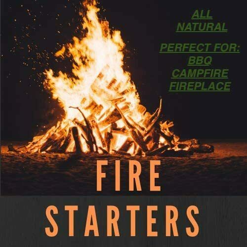Fire Starter for Charcoal and Firewood Super Fast Lighting Perfect for BBQ - Fresh Stock Dated December 2025