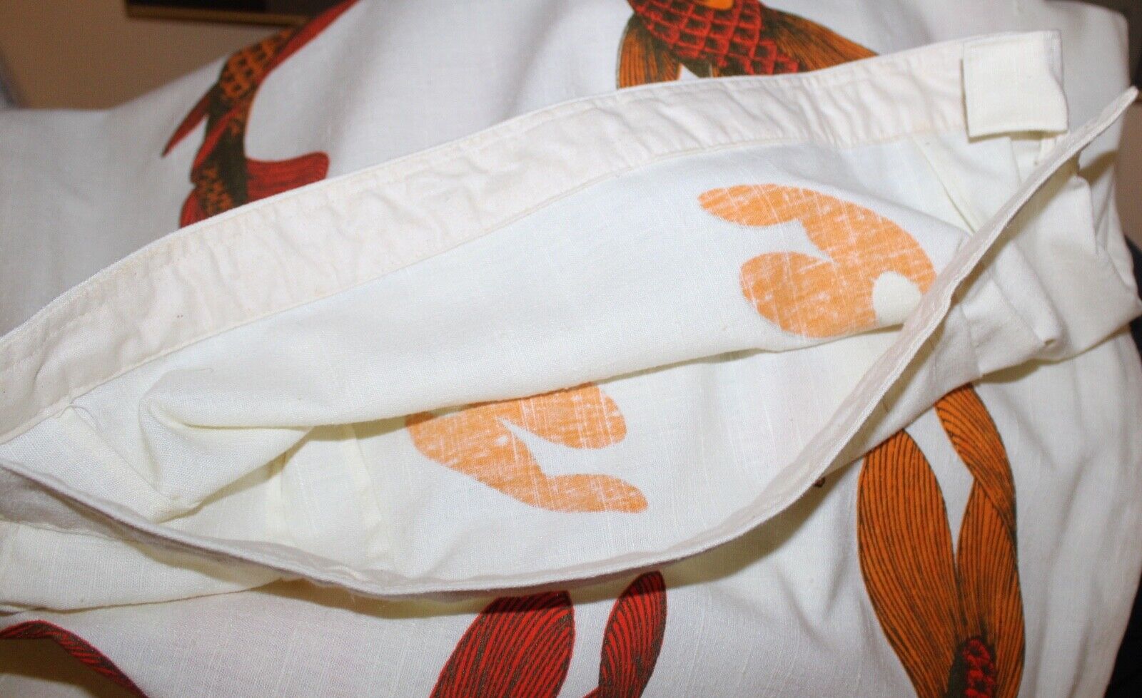 Alfred Shaheen Runs XL 14 16 Art-to-Wear Hawaii Vintage Koi Japanese Fish Skirt - Fresh Stock Dated March 2026