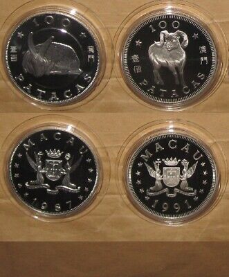 1980 ~ 2002 MACAU + GUINEA Ecuatorial + COOK ISLAND + 9 pcs LUNAR & Wildlife Ani - Fresh Stock Dated February 2026