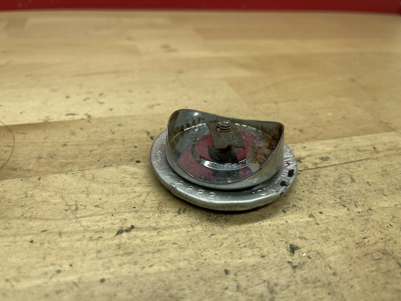 Red Gulco 22 Schwinn reflector with rear fender mount - Fresh Stock Dated December 2025