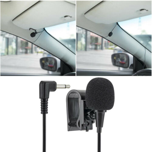 2.5mm Microphone Car Stereo GPS Bluetooth Enabled Audio DVD External Microphone - Fresh Stock Dated February 2026
