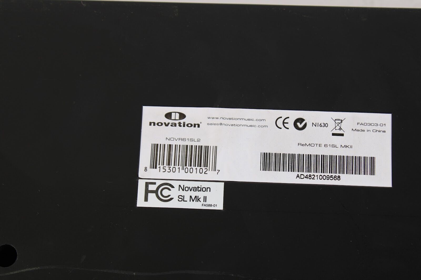 Novation 61SL MKII MIDI 61-Key Remote Midi Controller Keyboard - Fresh Stock Dated February 2026