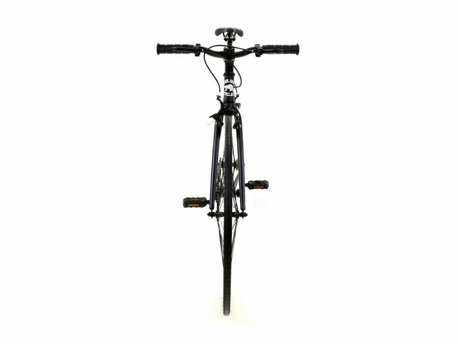 Golden Cycles Fixed Gear Single Speed Bike Bicycle Vader Black Matte 52cm - Fresh Stock Dated February 2026