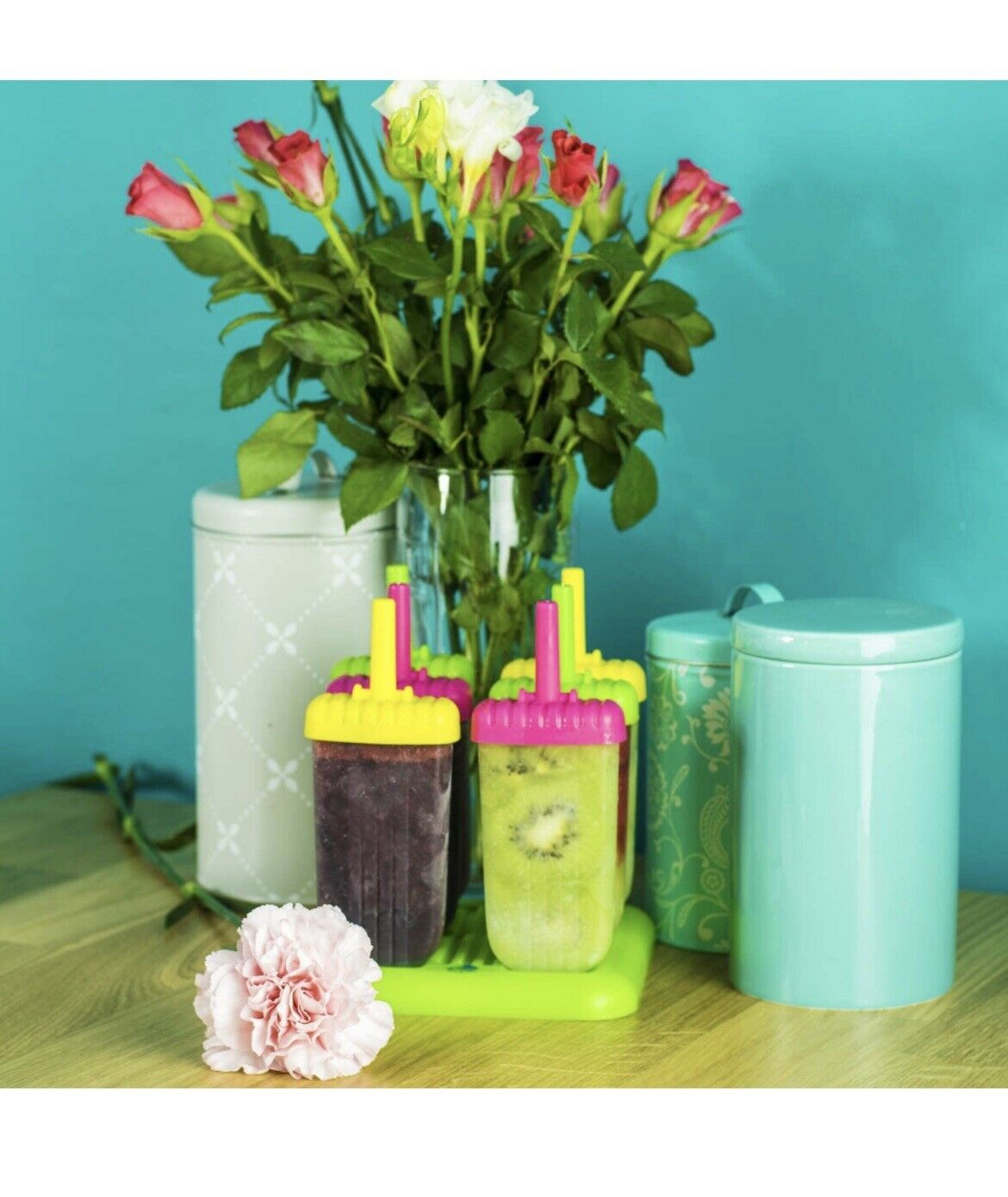 Popsicle Ice Mold Maker Set - 6 Pack BPA Free Reusable Ice Cream DIY - Fresh Stock Dated February 2026