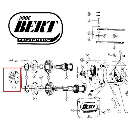 Bert LMZ Transmission Kit for 1 Piece Rear Main Seal - Fresh Stock Dated February 2026