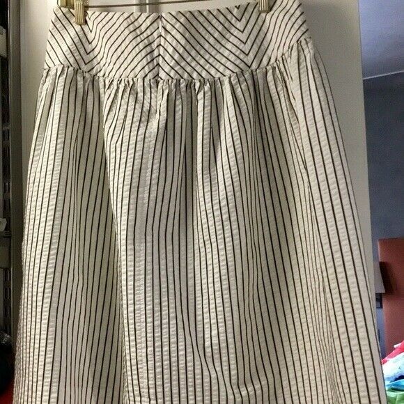 1980s Cathy hardwick designed by Tom Ford vintage striped black and white skirt - Fresh Stock Dated February 2026