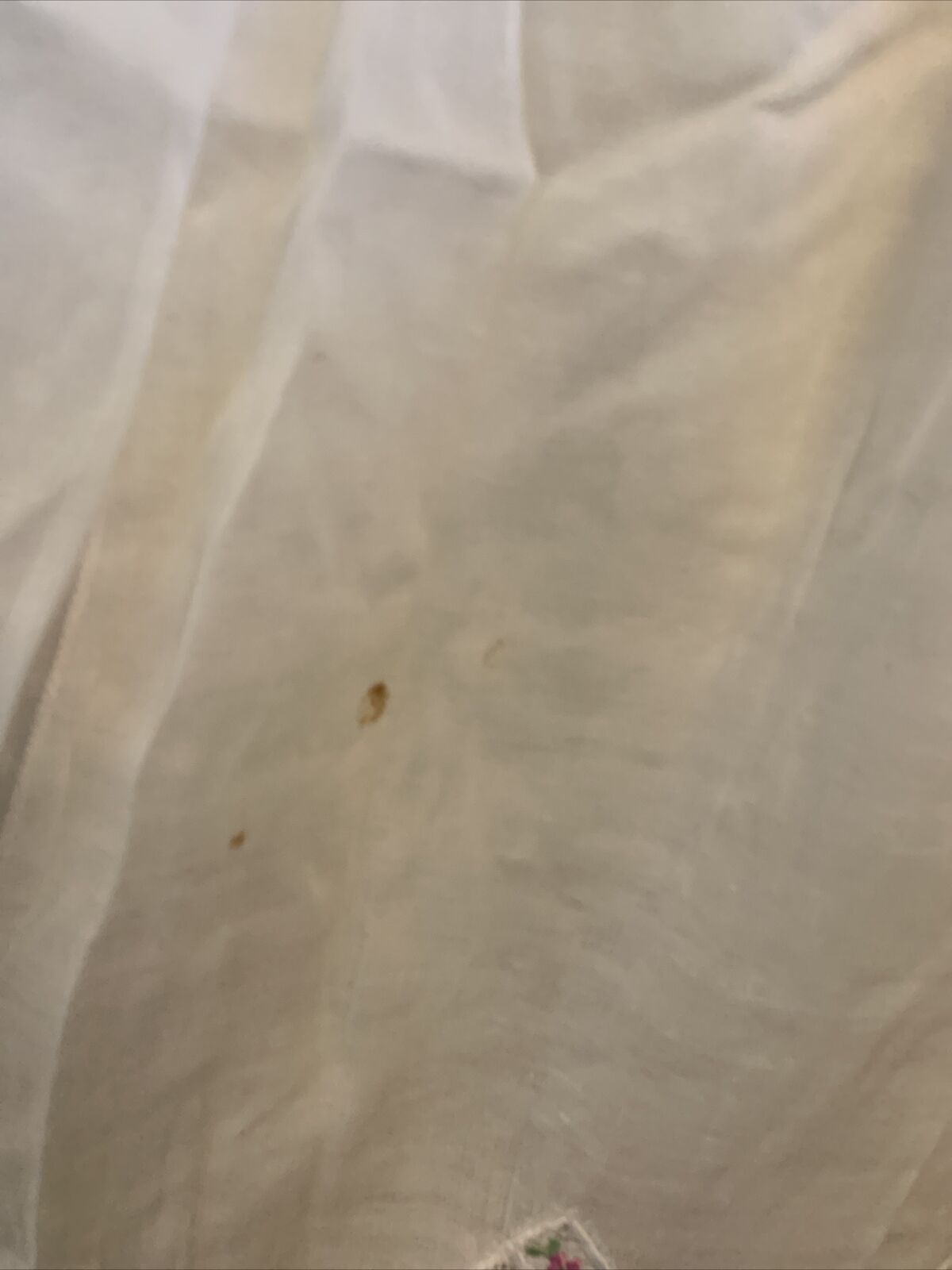 Vintage cottage core skirt, ivory embroidered, Large, Midi - Fresh Stock Dated March 2026