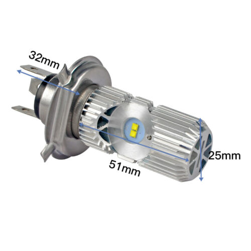 Bevinsee H4 9003 LED Headlight Bulb For BMW F650 G650GS R1150R R1200C R850 White - Fresh Stock Dated February 2026