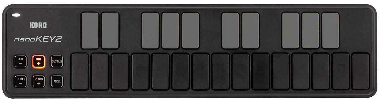 KORG Slim-Line USB Keyboard NANOKEY2 Black New in Box - Fresh Stock Dated February 2026